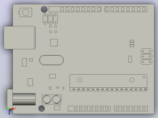 Arduino uno微处理器俯视缩略图