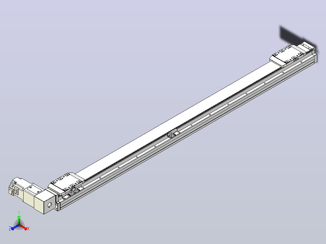 皮带直线轴双滑块型TPA-GCBS-80-P60-L525-DR-M20-N3主视图