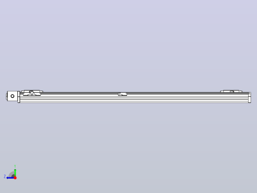 皮带直线轴双滑块型TPA-GCBS-80-P60-L525-DR-M20-N3右视缩略图