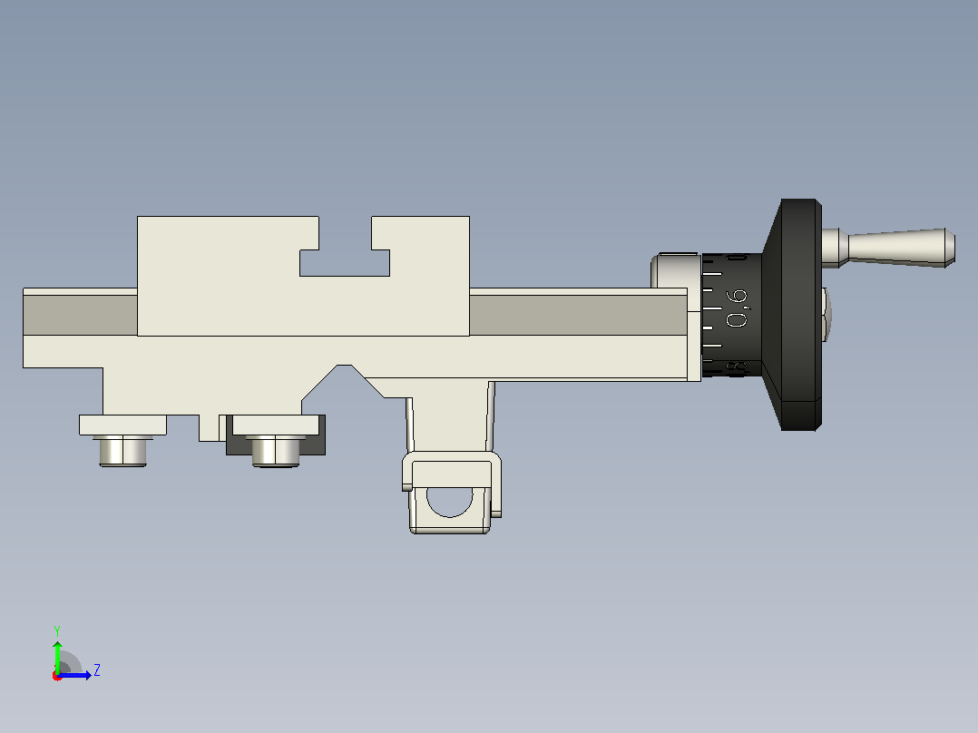 钻车床机床左视图