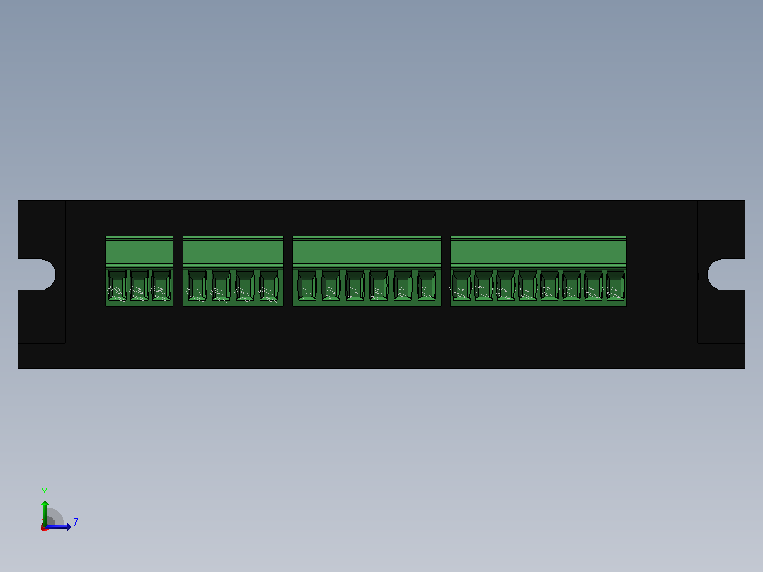 雷赛CL57闭环步进驱动器左视图