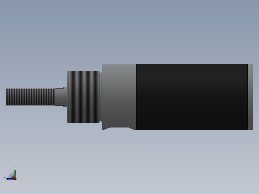 双作用气缸32x12x27mm右视缩略图