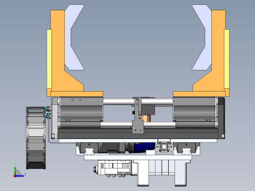 堆垛机工装左视缩略图