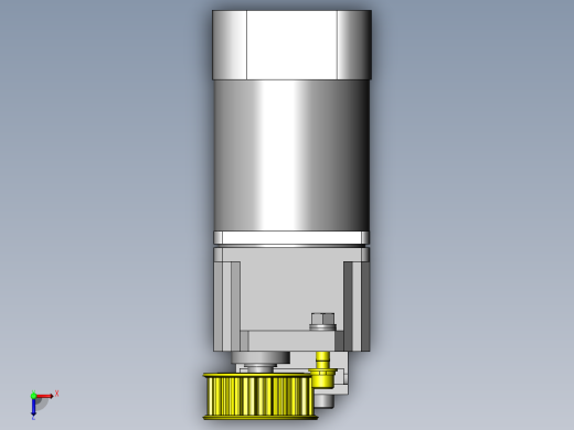 使用了同步齿形带的分支、合流装置俯视缩略图