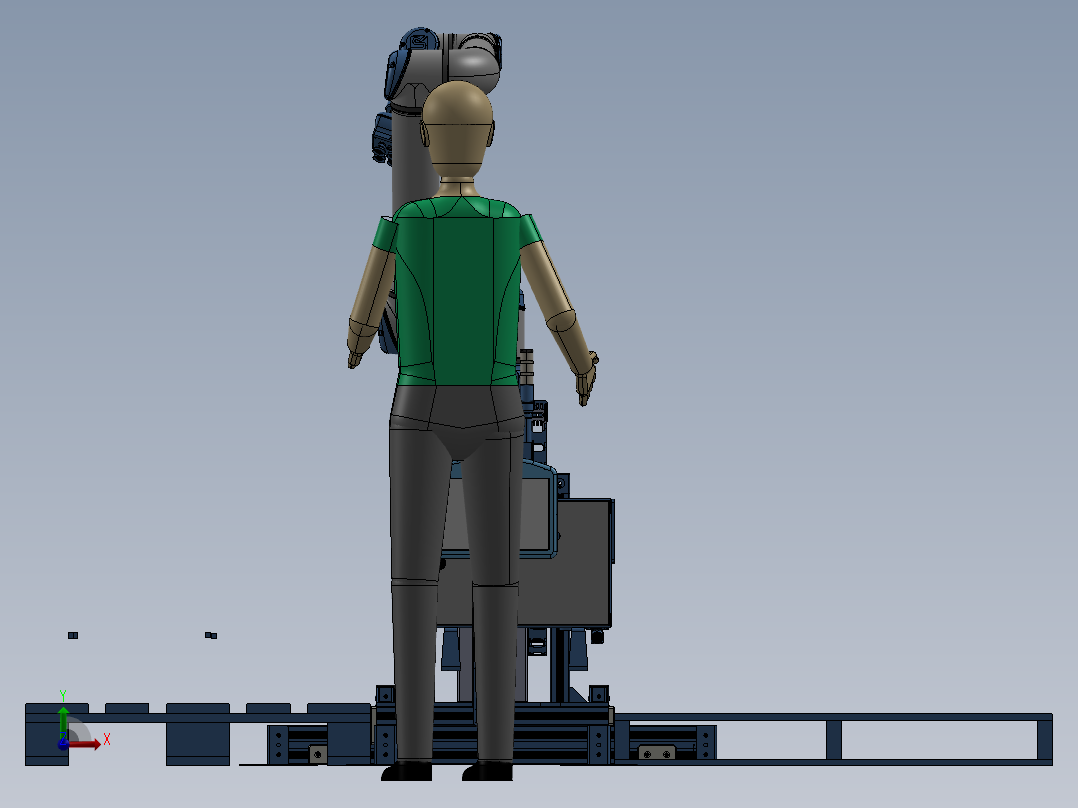 Robot paletizador SW前视图