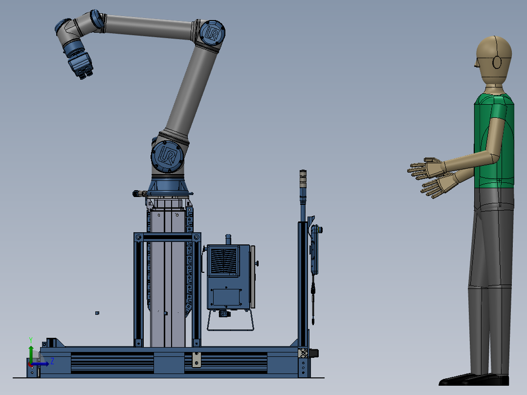 Robot paletizador SW左视图