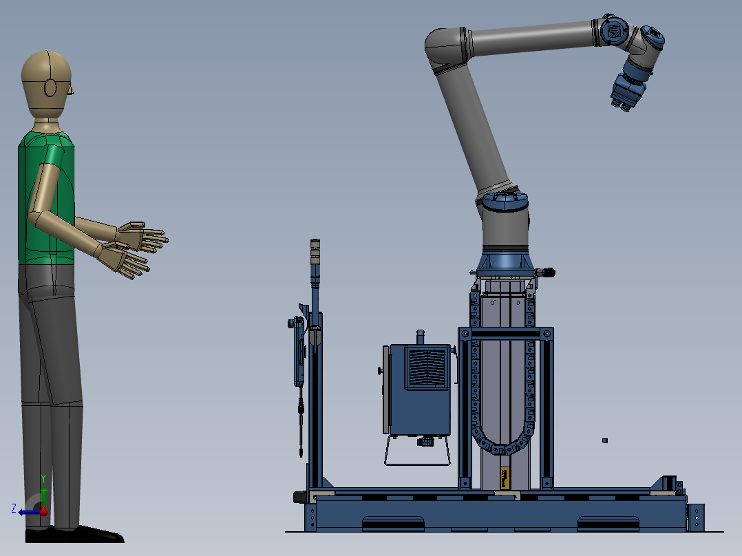 Robot paletizador SW右视图