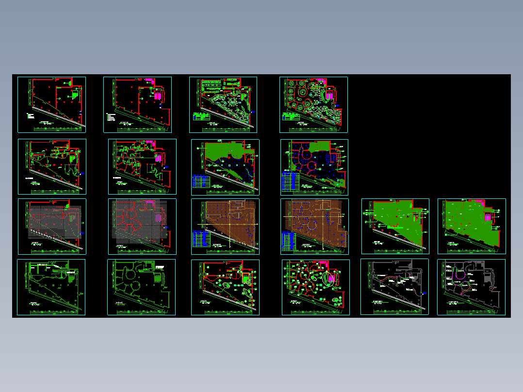 一套细致餐厅施工图