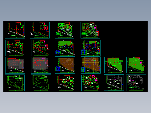 一套细致餐厅施工图