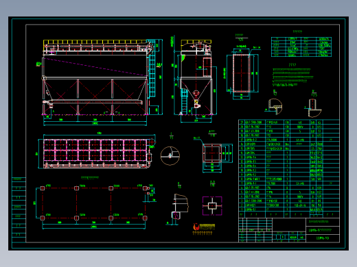 LQM96-9离线脉冲袋式除尘器详图