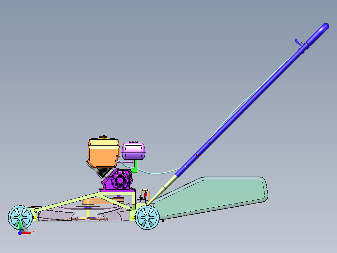 剪草机、草坪修剪机（SW2017前视图