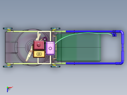 剪草机、草坪修剪机（SW2017俯视缩略图