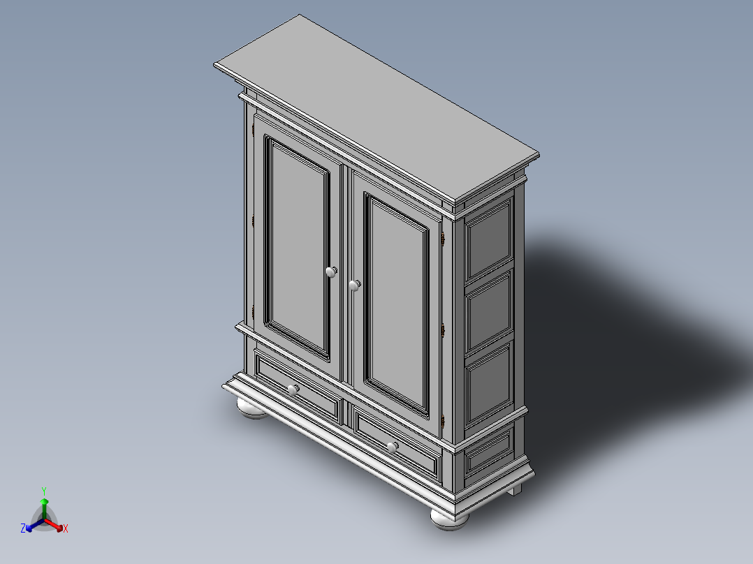 柜子_SolidWorks20140217093118403正等轴测图