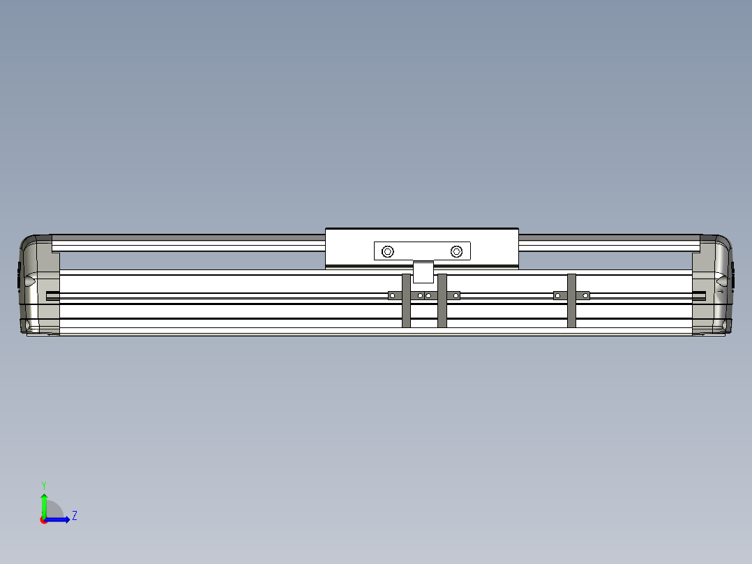Toyo东佑达直线模组-ETH14-100-M+煞車左视图