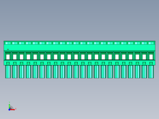 DEGSON 15EDG 系列 3.5mm 插拔式接线端子 FullPack-15EDGKB-3.5-22P-14-00AH前视缩略图