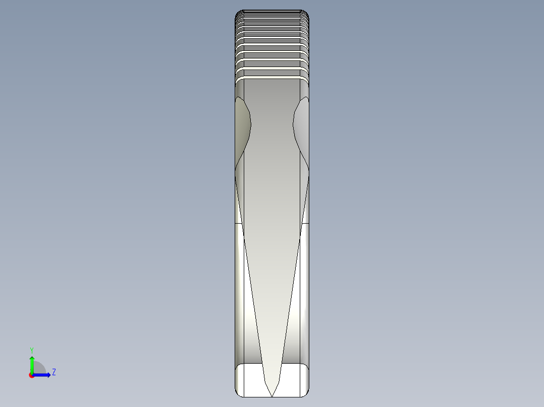 Sog Snarl 不锈钢颈刀左视图