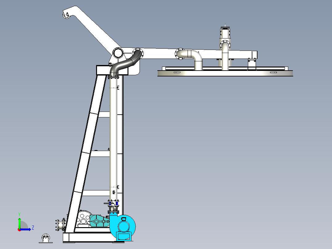 HFHK21.00引射式烘烤器1220822==450左视图