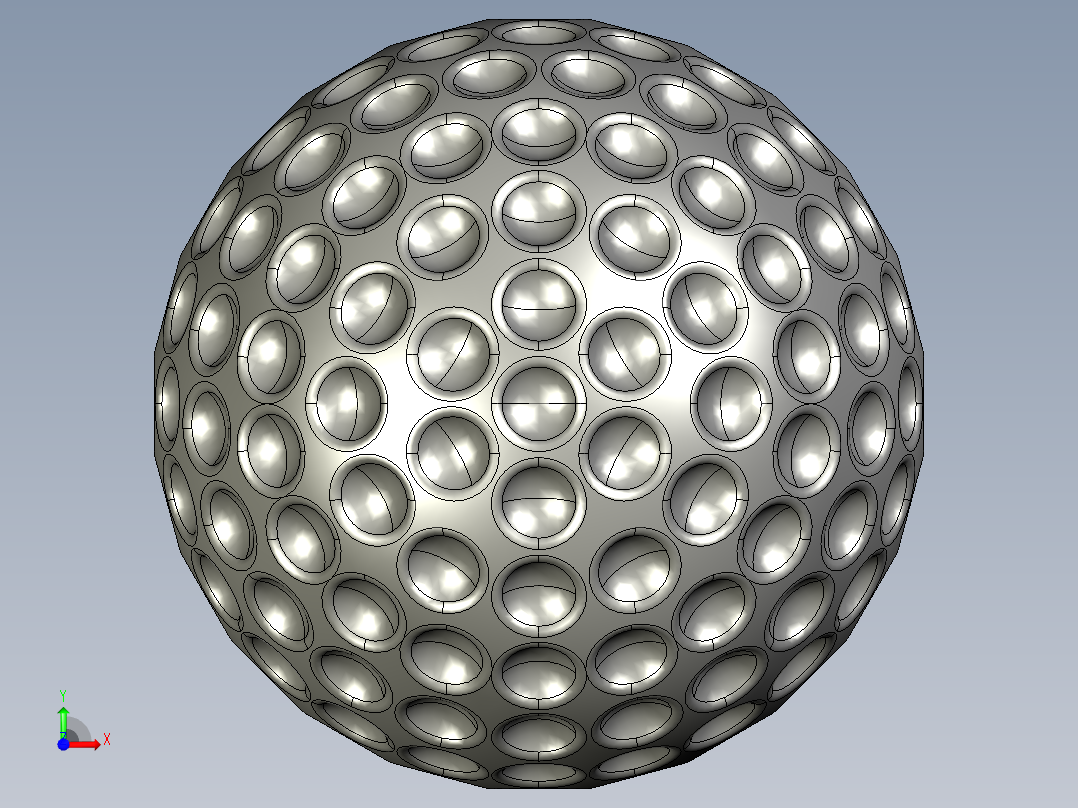 高尔夫球16前视图