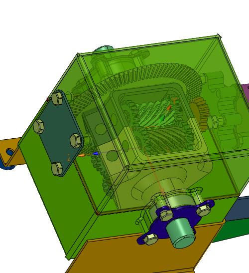 蜗轮蜗杆传动的不可逆性自锁差速器