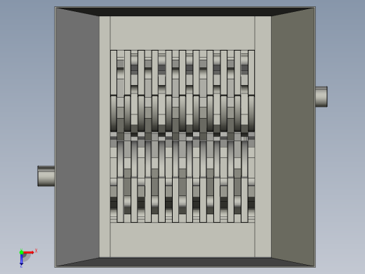 重型塑料撕碎机俯视缩略图