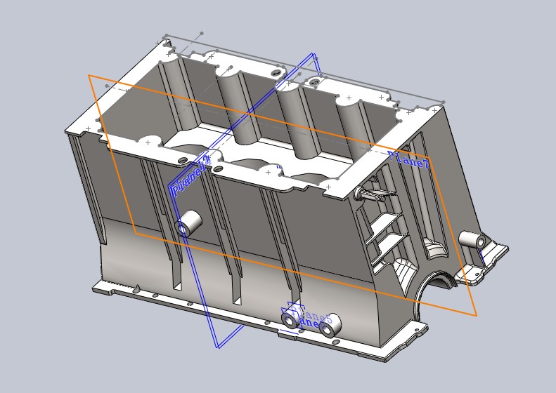 1.6升汽油机机体设计含三维图