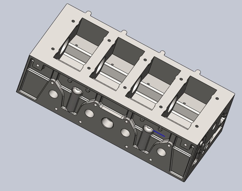 1.6升汽油机机体设计含三维图