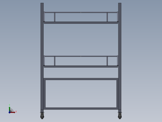 展会展示架前视缩略图