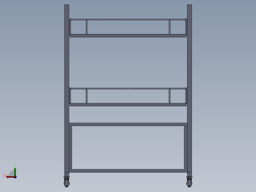 展会展示架后视缩略图