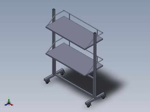 展会展示架正等轴测缩略图