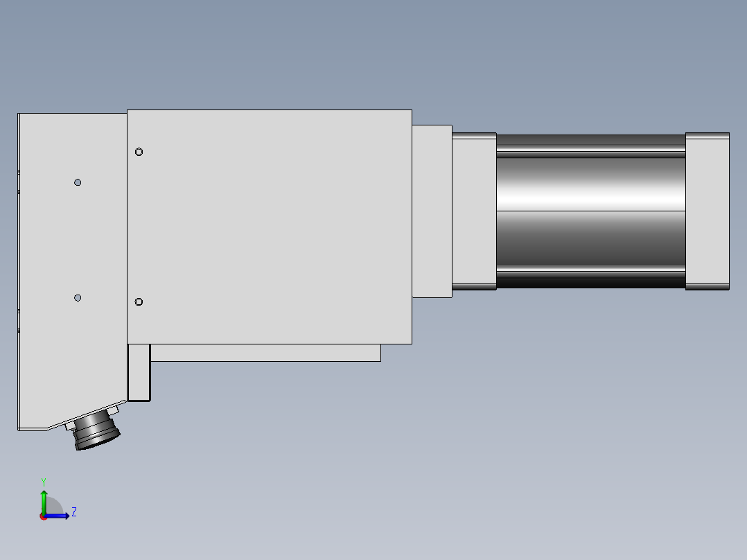 切料头治具左视图