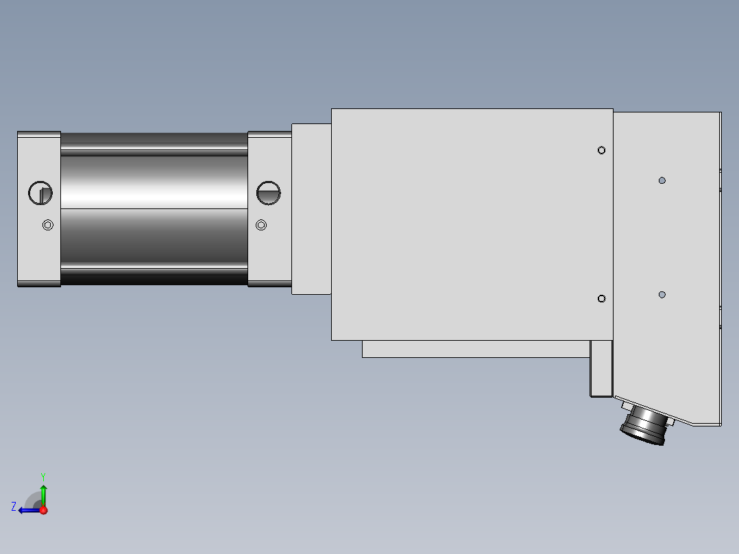 切料头治具右视图