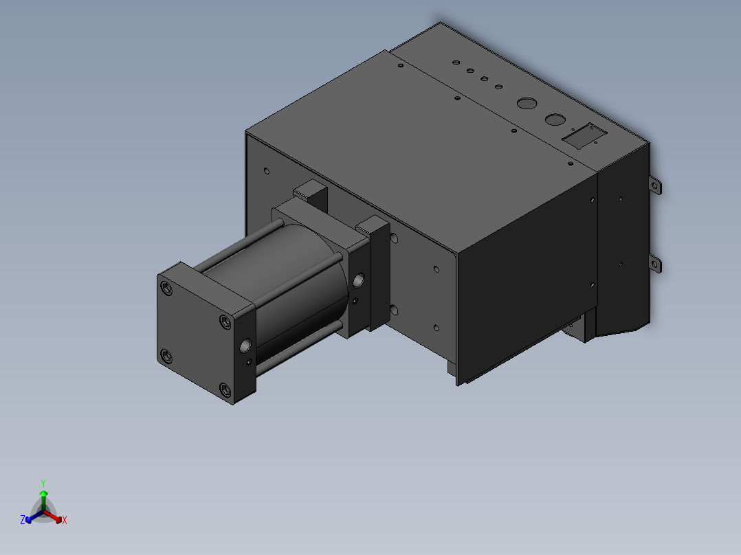 切料头治具正等轴测图