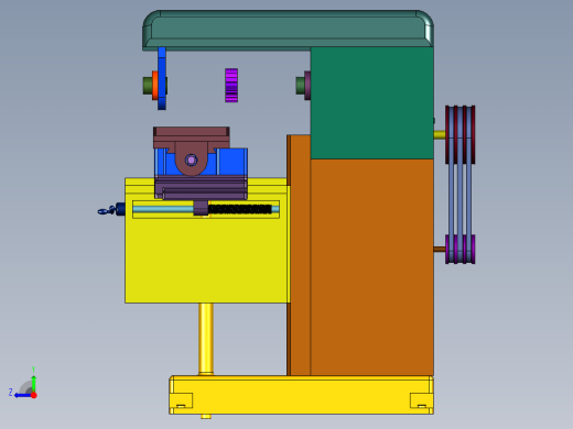 万能大行程机械铣床右视缩略图