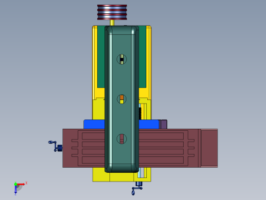 万能大行程机械铣床俯视缩略图