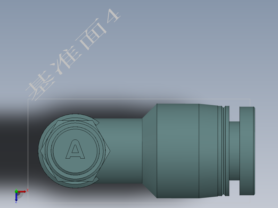 调速阀FSG123f俯视图