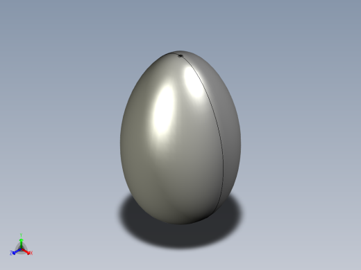 奇趣蛋 STP正等轴测缩略图