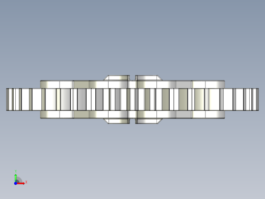 3649 Black Technic Gear 40 Tooth.STEP前视缩略图