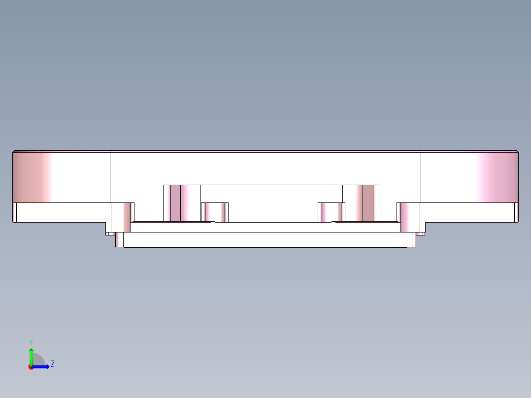 R3-笔记本CNC工装夹具三维模型CNC6-左视图