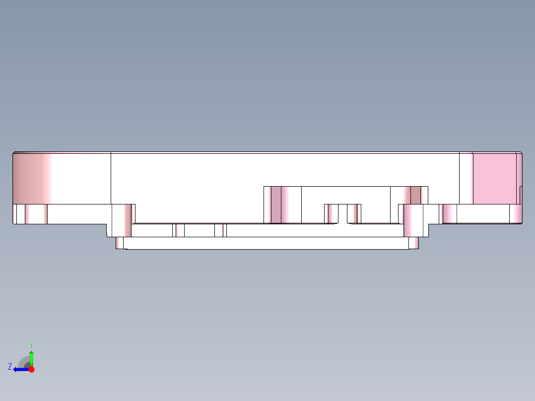 R3-笔记本CNC工装夹具三维模型CNC6-右视图