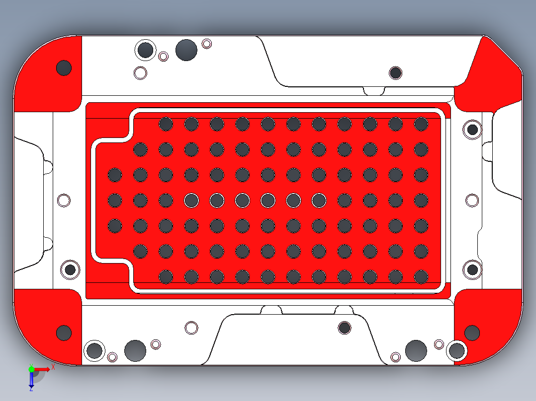 R3-笔记本CNC工装夹具三维模型CNC6-俯视图