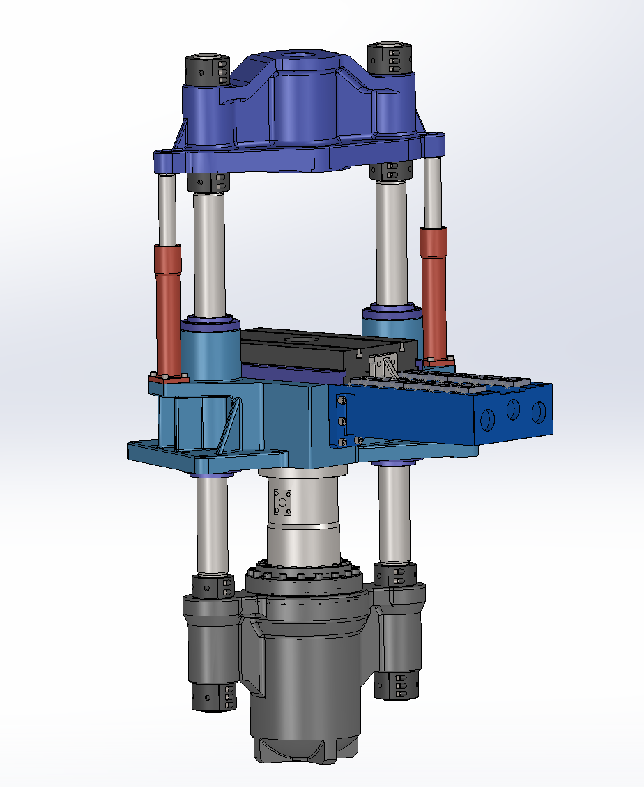 下拉式四柱液压机sw16可编辑