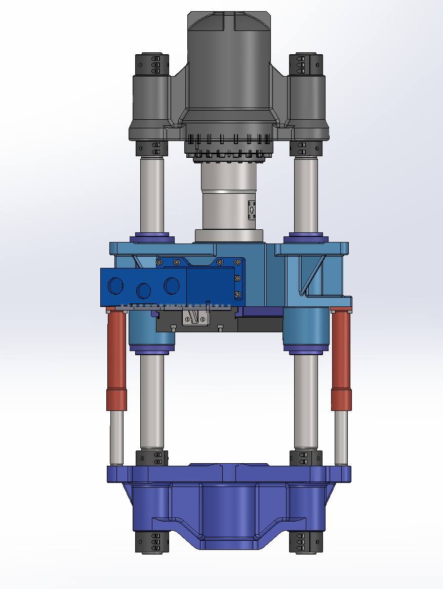 下拉式四柱液压机sw16可编辑