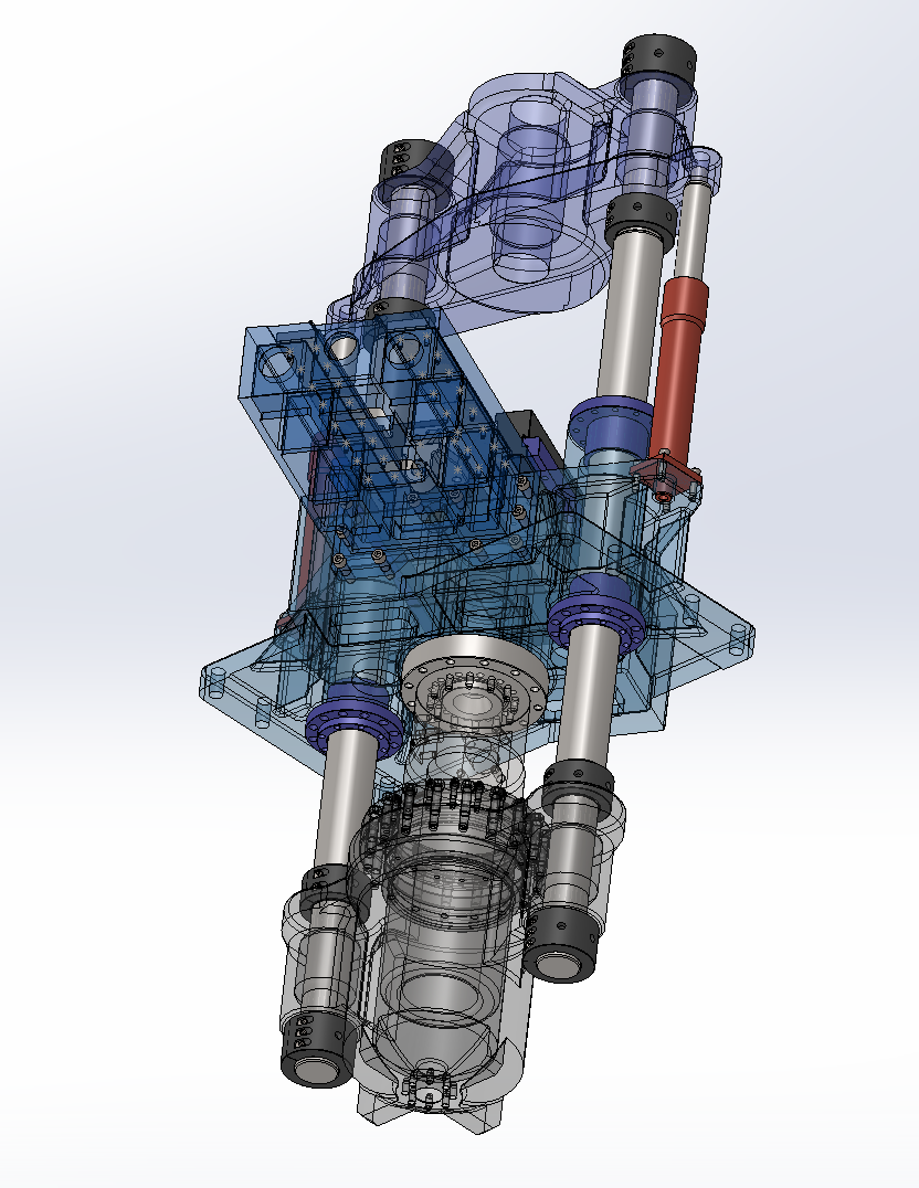 下拉式四柱液压机sw16可编辑