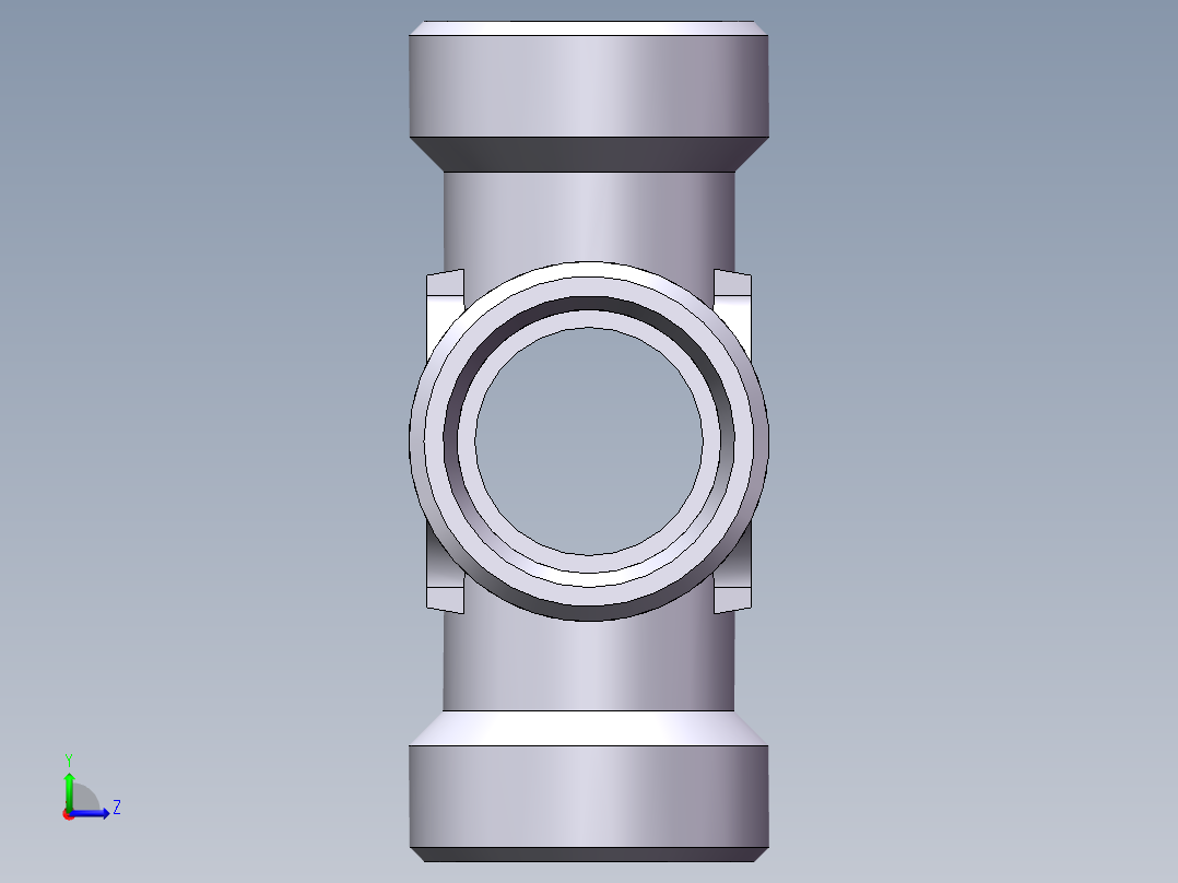 XC+XD 四通接头、XC-30左视图