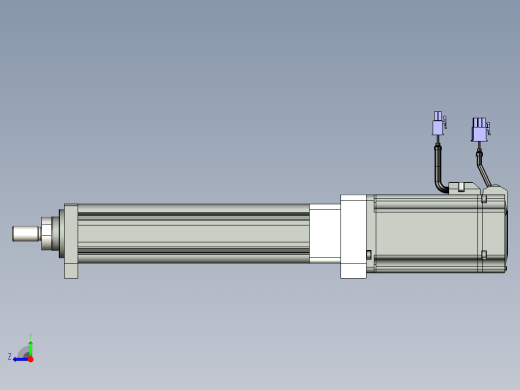 直连式伺服电动缸右视缩略图