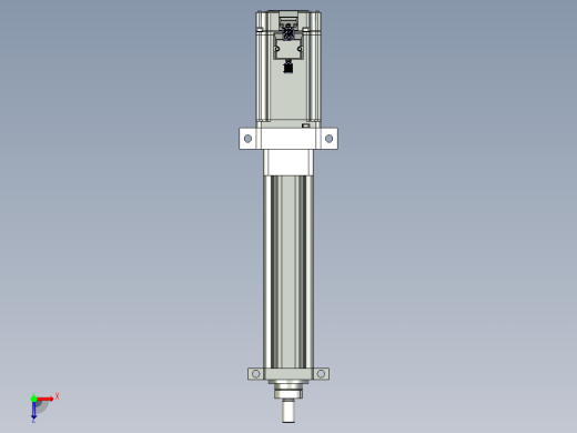 直连式伺服电动缸俯视缩略图