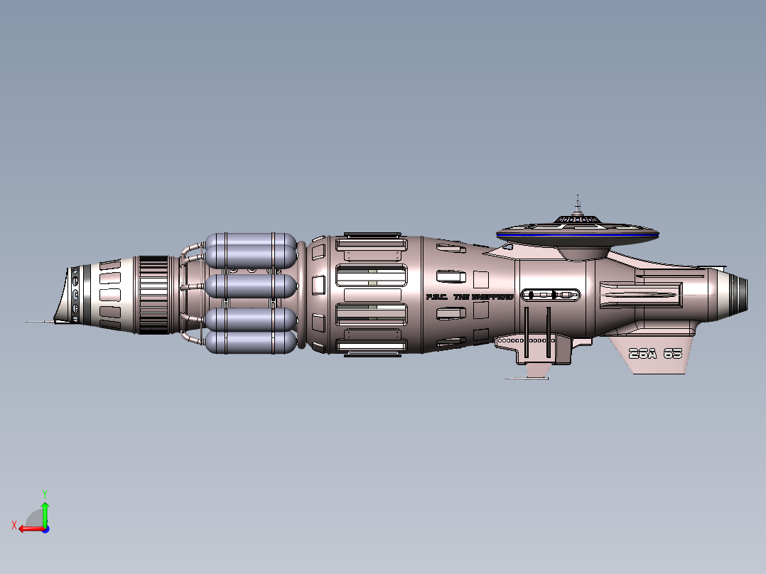 宇宙飞船(44)后视图