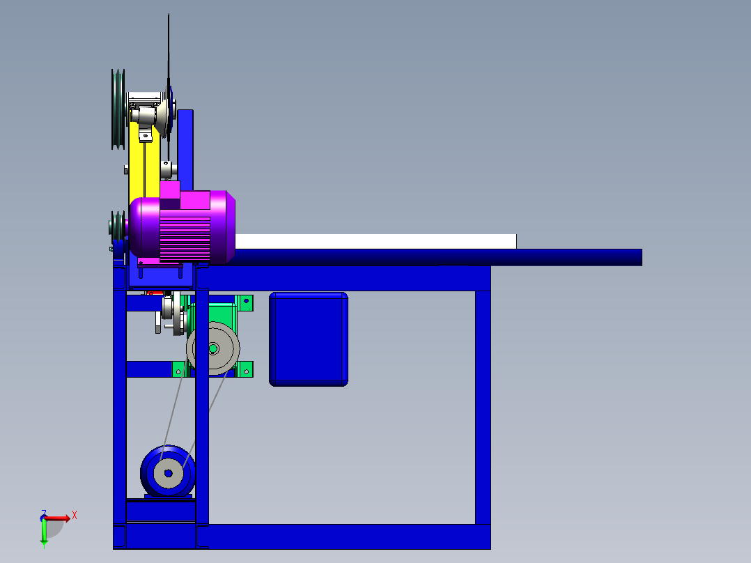 A2004100-卫生纸切割机后视图