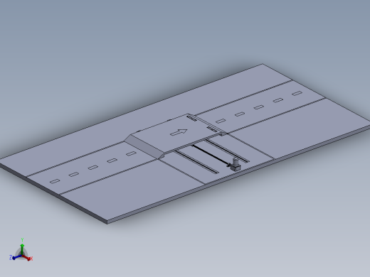 侧方停车入库场