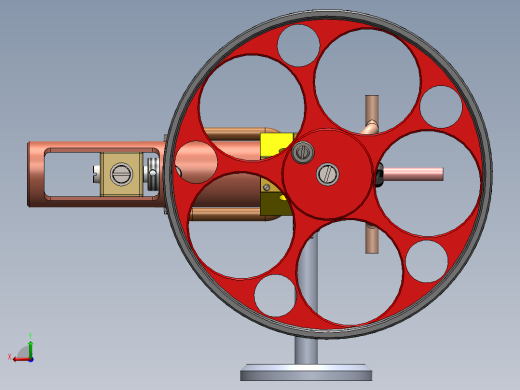 蒸汽机single-cylinder-steam-engine-with-turning-模型格式为 sw后视缩略图